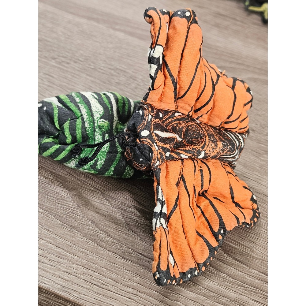 Vintage 1995 Crocodile Creek Reversible Caterpillar to Monarch Butterfly‎ Plush
